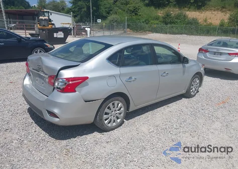 2019 Nissan Sentra S z USA, uszkodzony, nr VIN 3N1AB7AP2KY313016